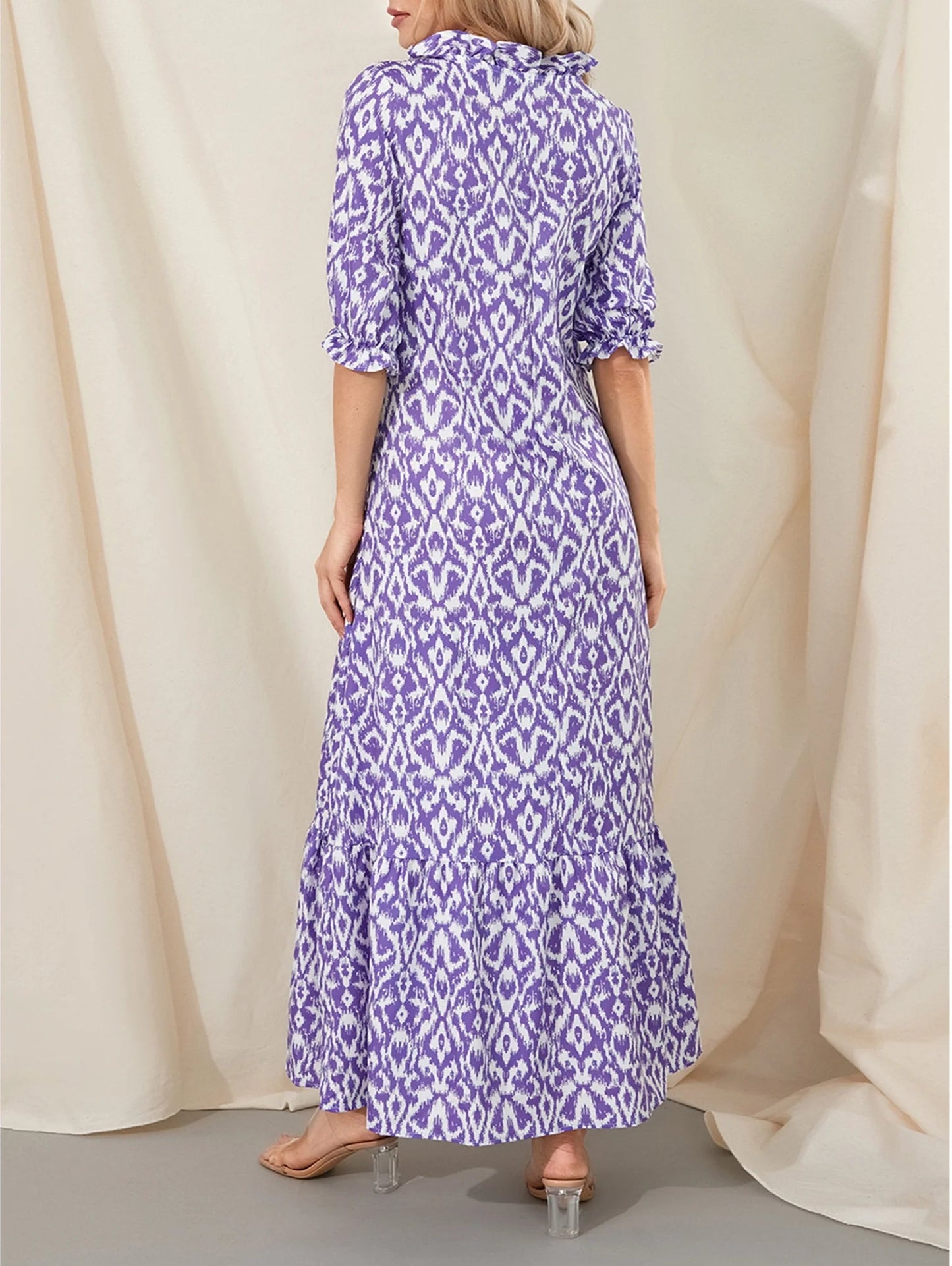 Women's Boho Tassel Summer Dress | Maxi