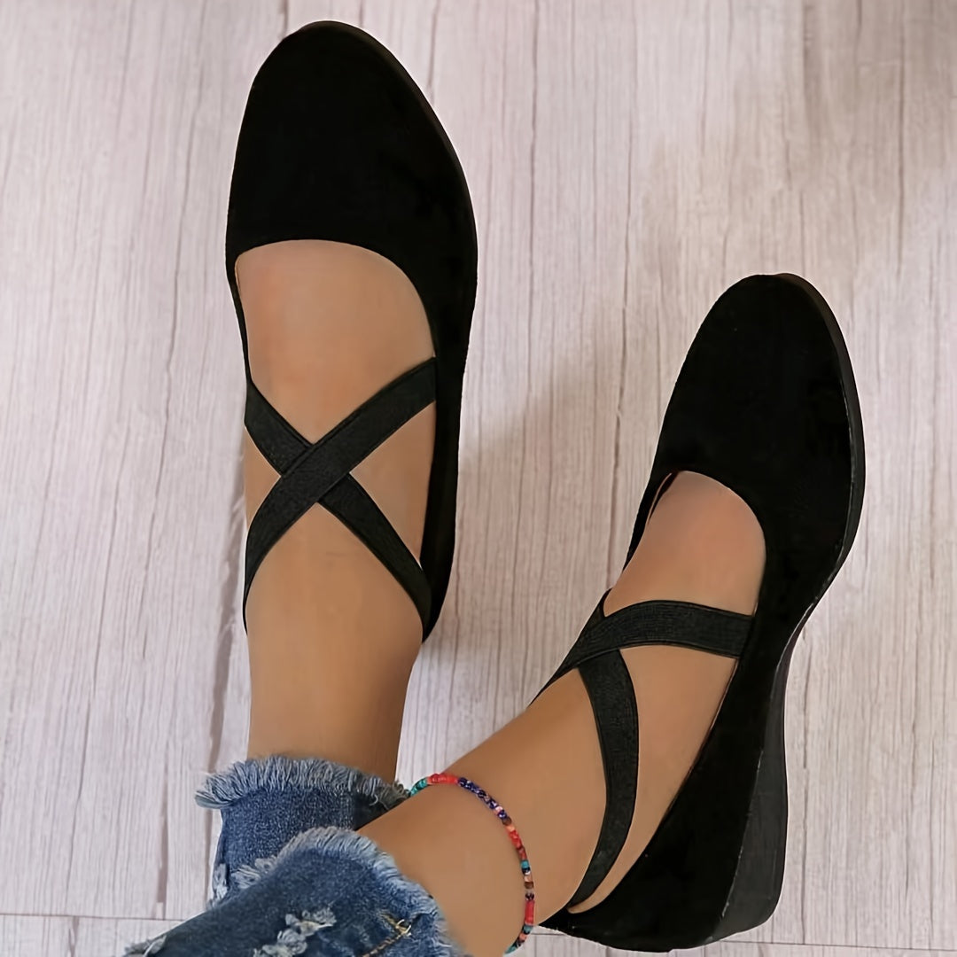 Women's Wedge Flats | Ballet Closed Toe