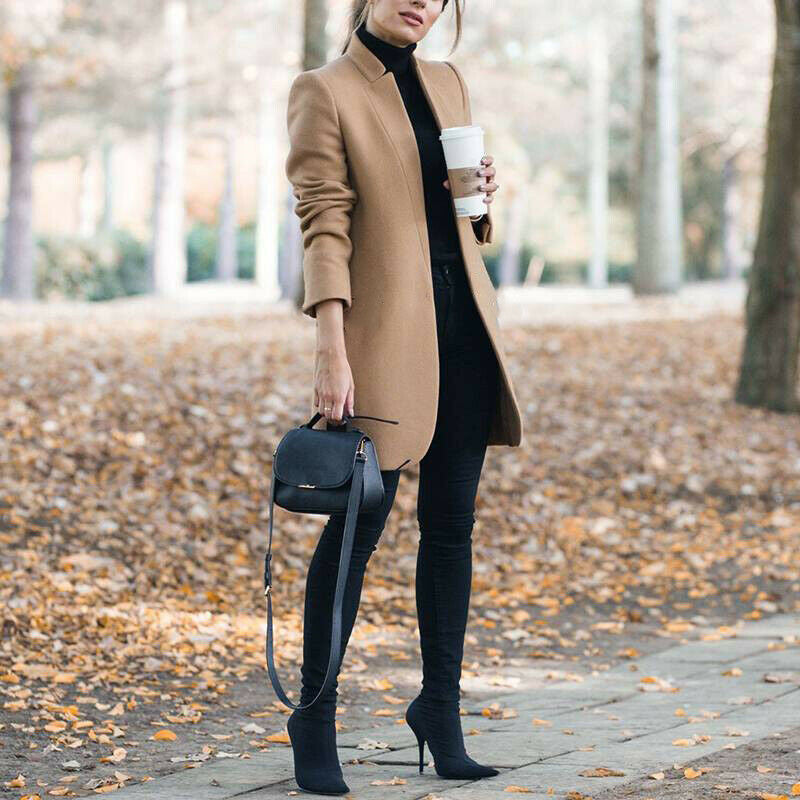 Women's Elegant Short Trench Coat | Warm, Chic, and Adaptable