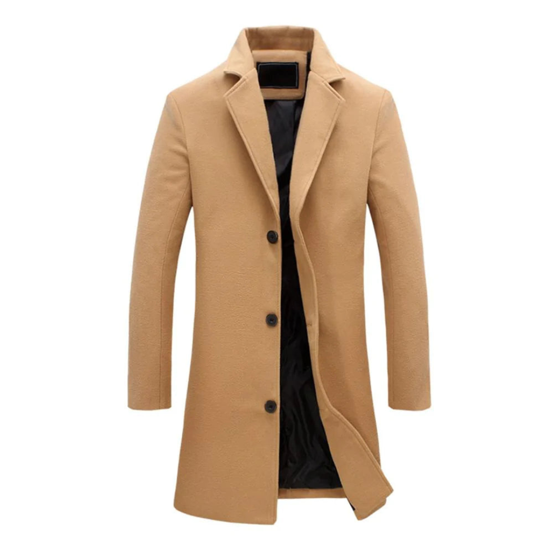 Men's Elegant Overcoat | Classic Warmth, Versatile Style, Timeless Appeal