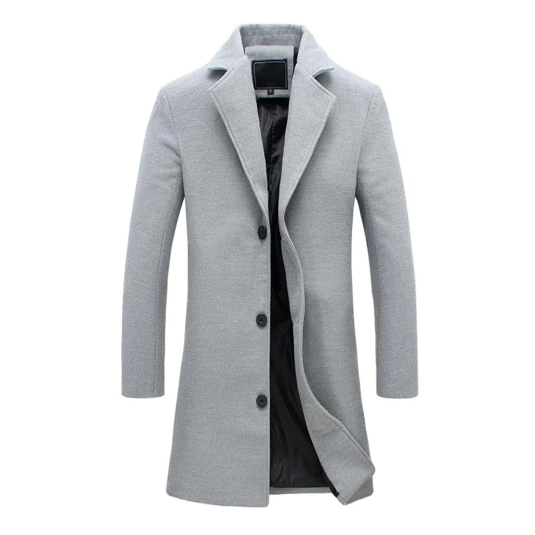 Men's Elegant Overcoat | Classic Warmth, Versatile Style, Timeless Appeal