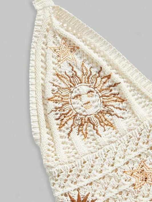 Women’s Summer Crochet Top | Halter, Sleeveless