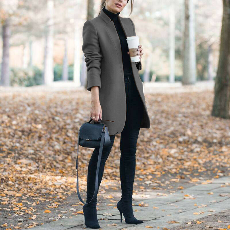 Women's Elegant Short Trench Coat | Warm, Chic, and Adaptable