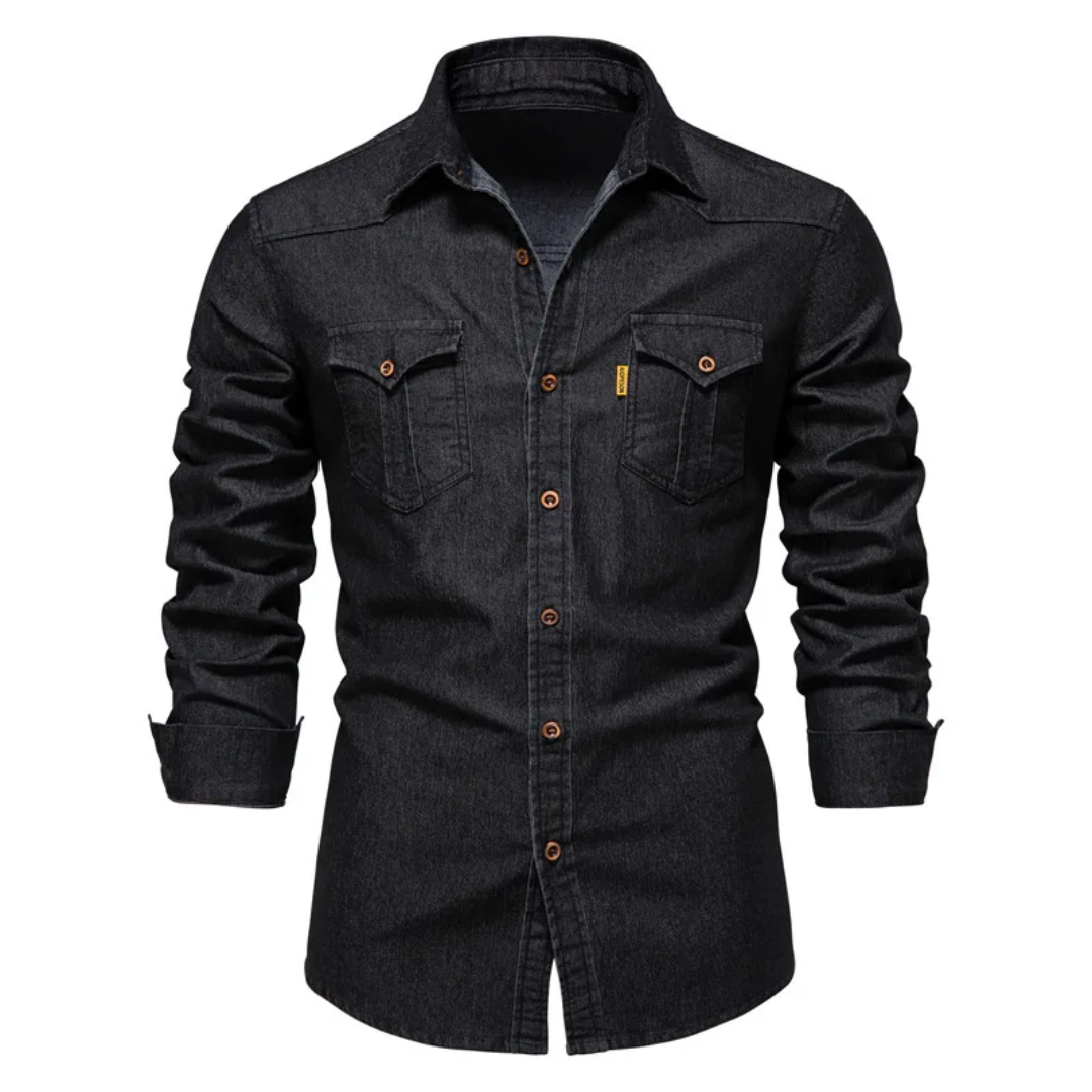 Premium Men's Button-Up Shirt | Elegant, Comfortable, Versatile Fit