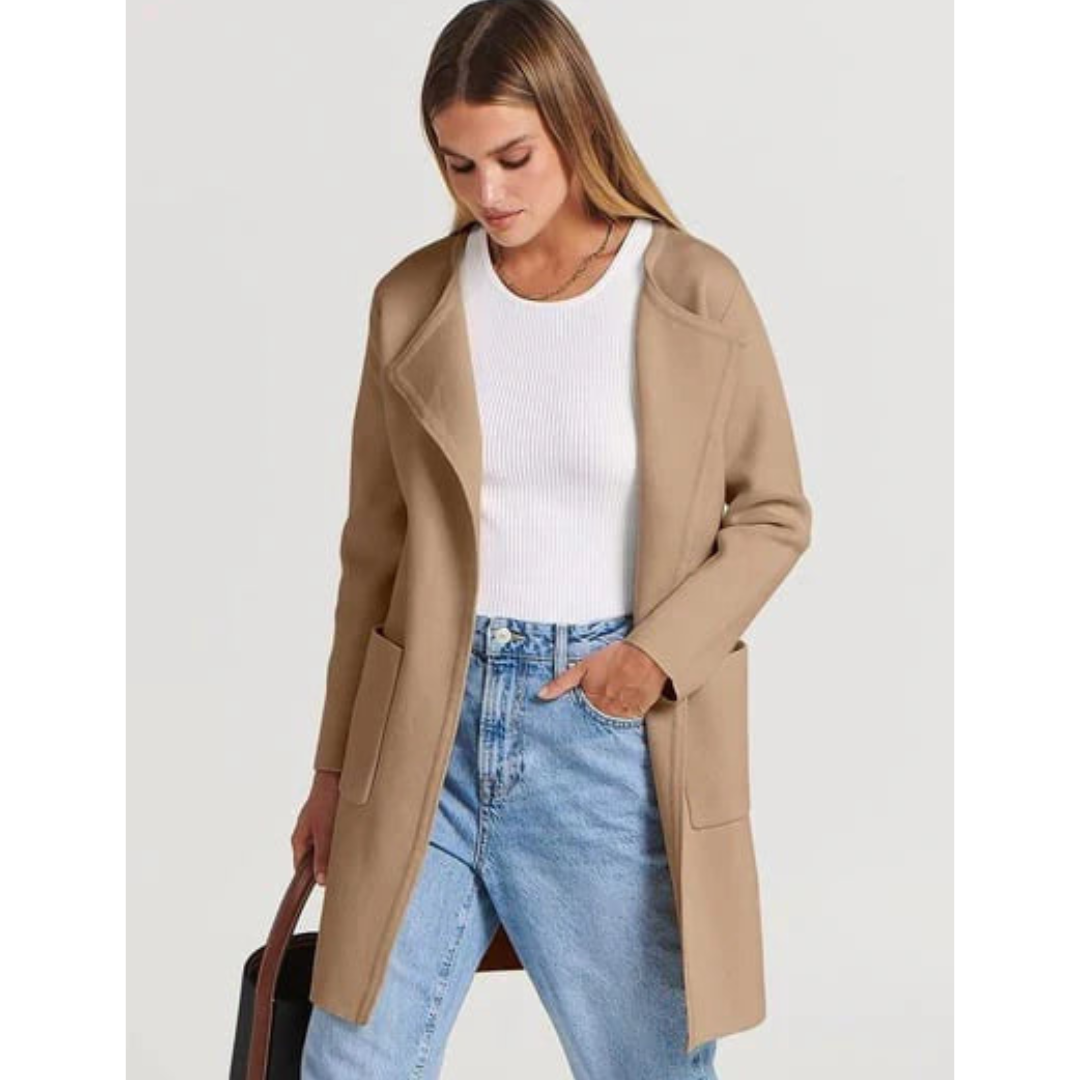 Elegant Women's Winter Knit Cardigan | Long, Warm, Luxurious Comfort