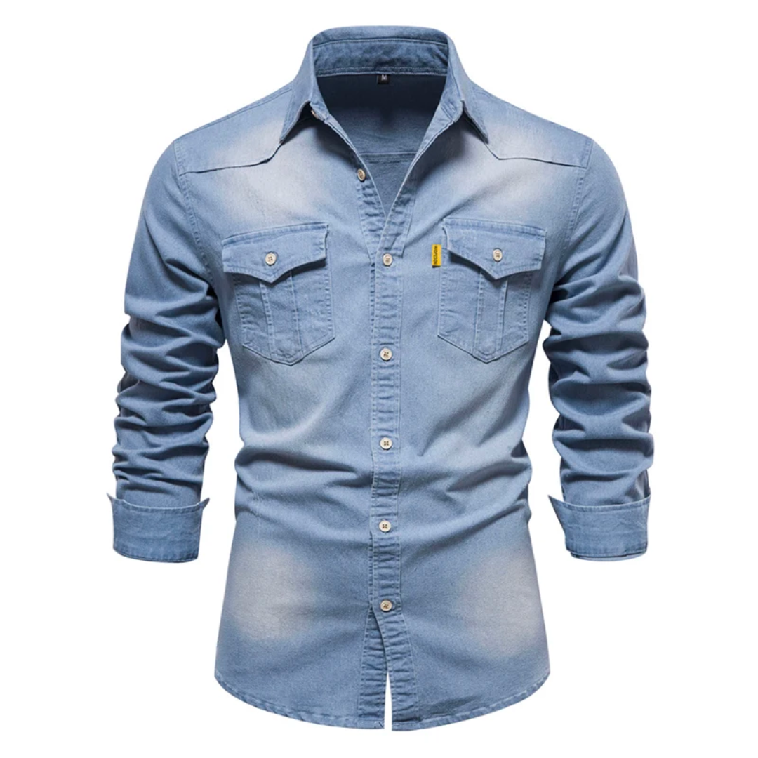 Premium Men's Button-Up Shirt | Elegant, Comfortable, Versatile Fit