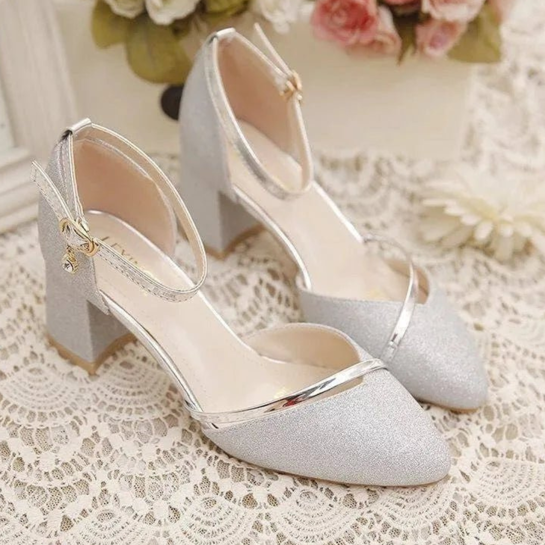 Women's Wedding High Heels | Closed Toe Heeled