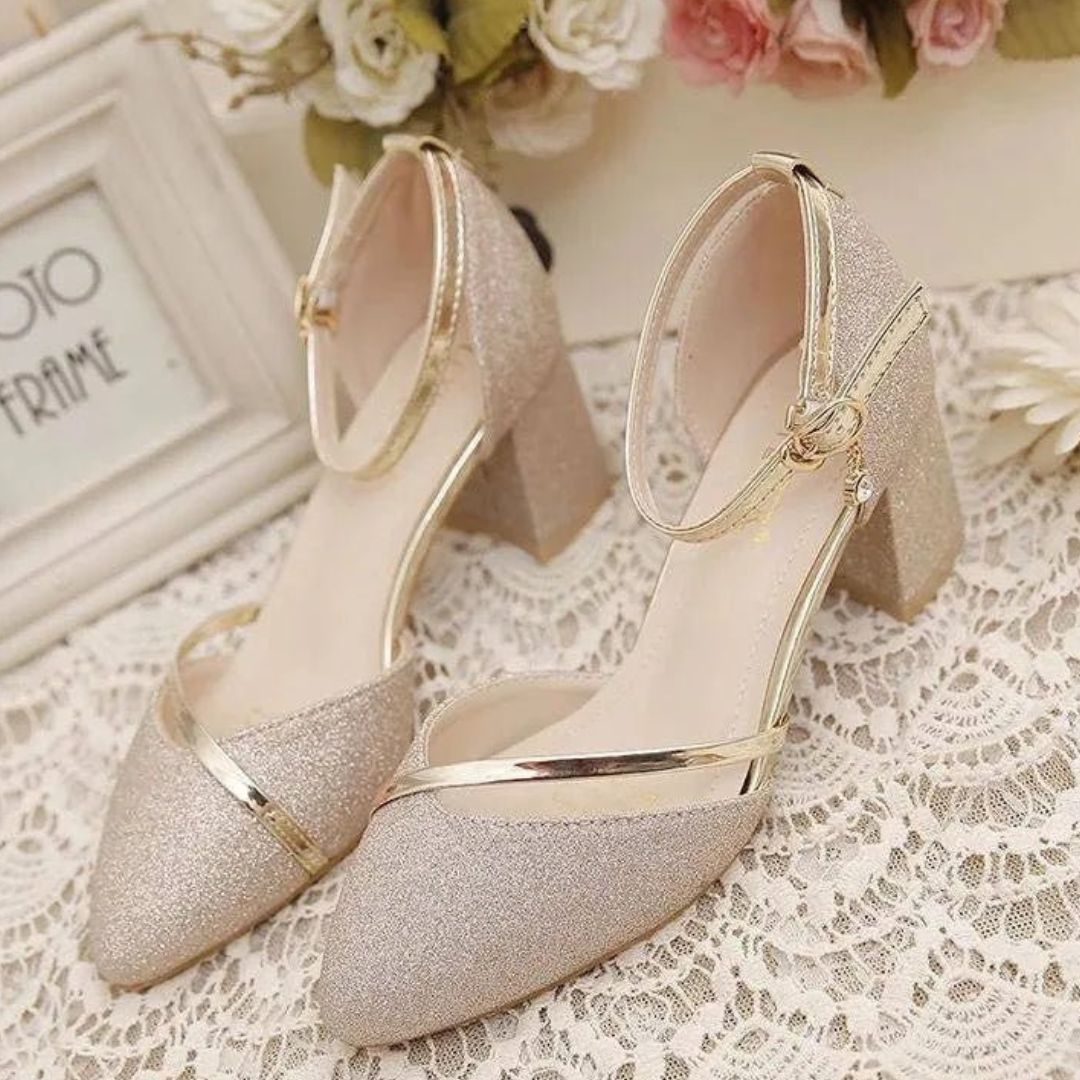 Women's Wedding High Heels | Closed Toe Heeled