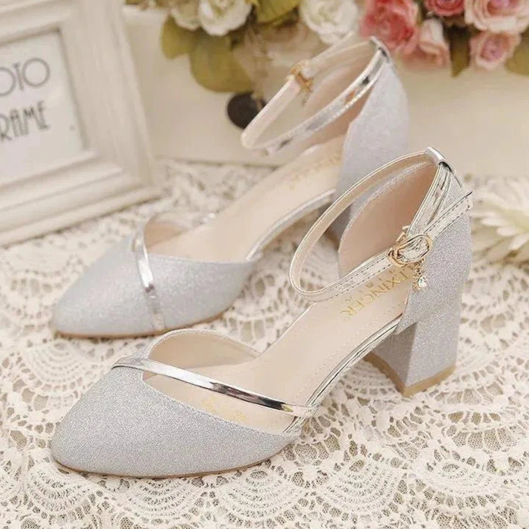 Women's Wedding High Heels | Closed Toe Heeled