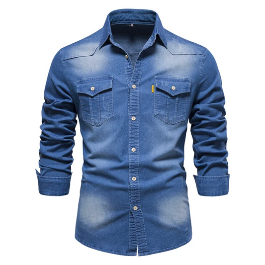 Premium Men's Button-Up Shirt | Elegant, Comfortable, Versatile Fit