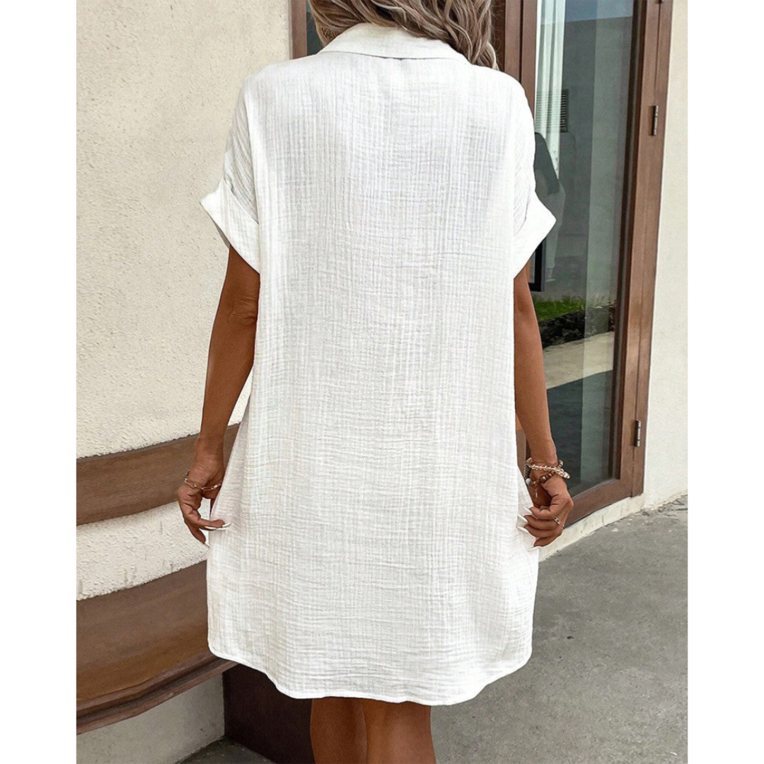 Women's Casual Shirt Summer Dress | Mini