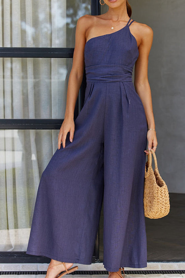 Women's Petite Size Jumpsuit | Wide Leg