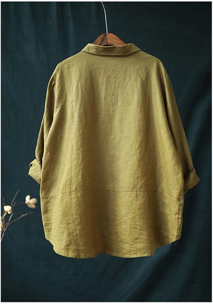 Women’s Summer Oversized Blouse | Long Sleeve, Tunic
