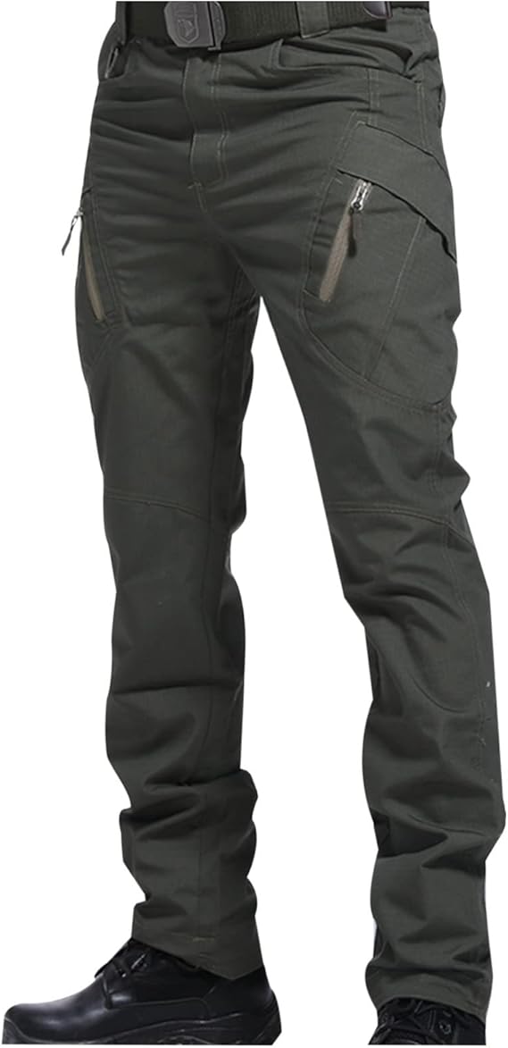 Men's Tactical Work Pants | Zipper, Cargo Pockets