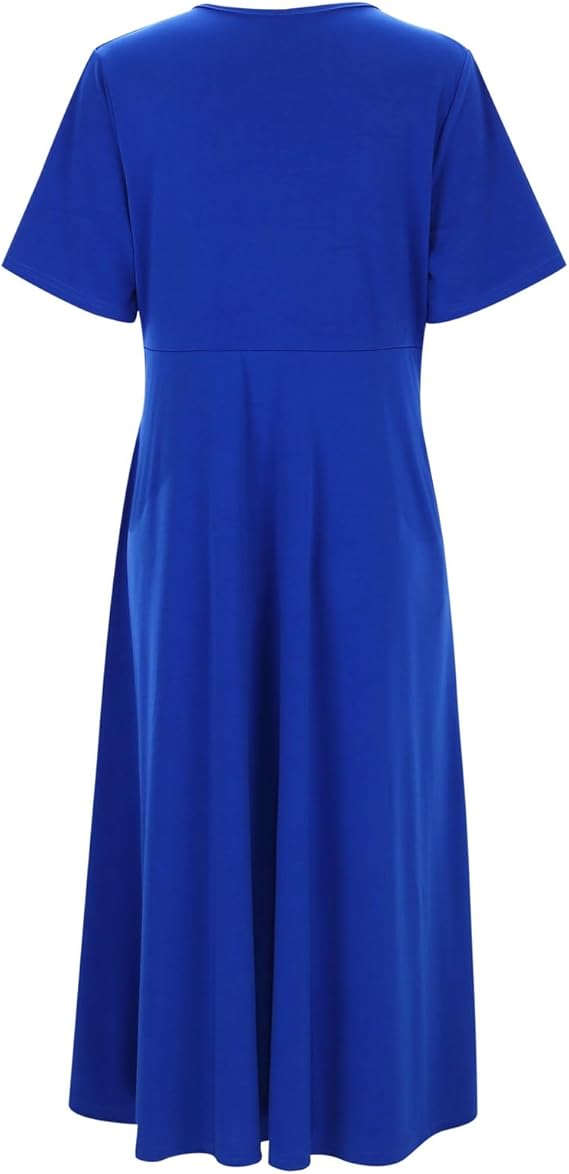 Women's Elegant Wrap Party Dress | Maxi
