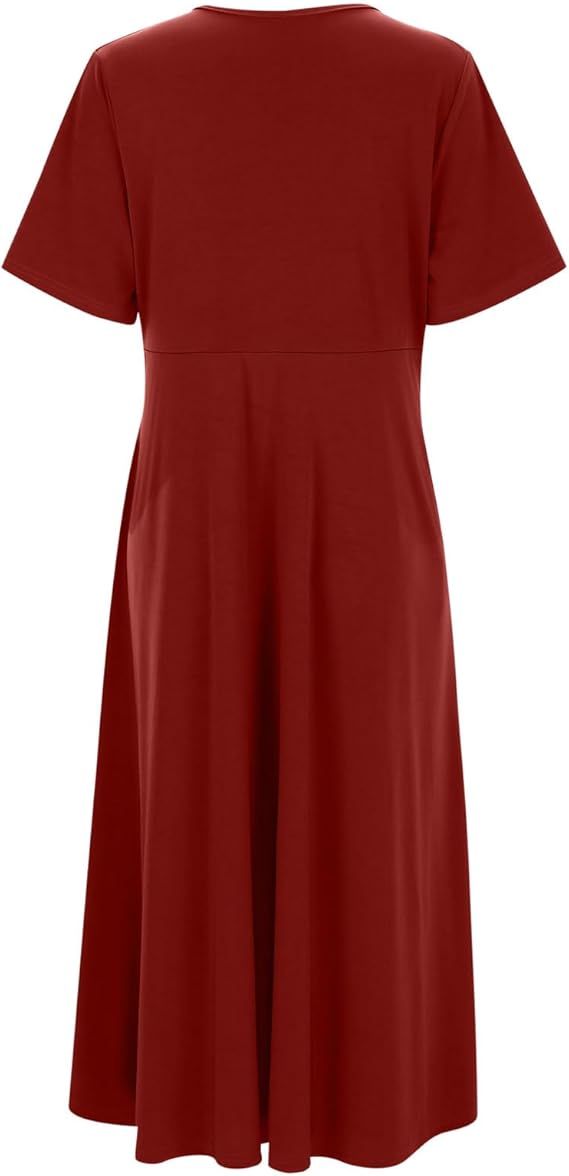 Women's Elegant Wrap Party Dress | Maxi