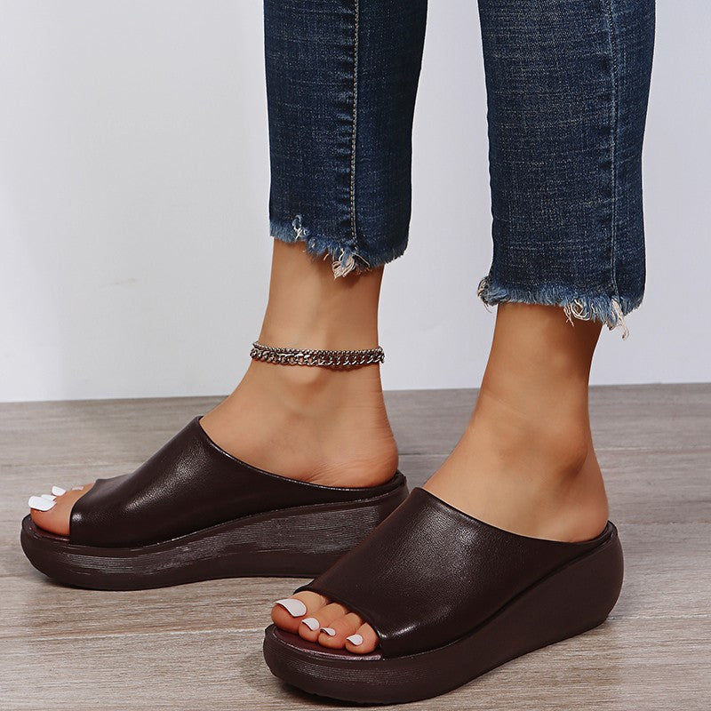 Women's Slip On Wedge Sandals | Platform Slides