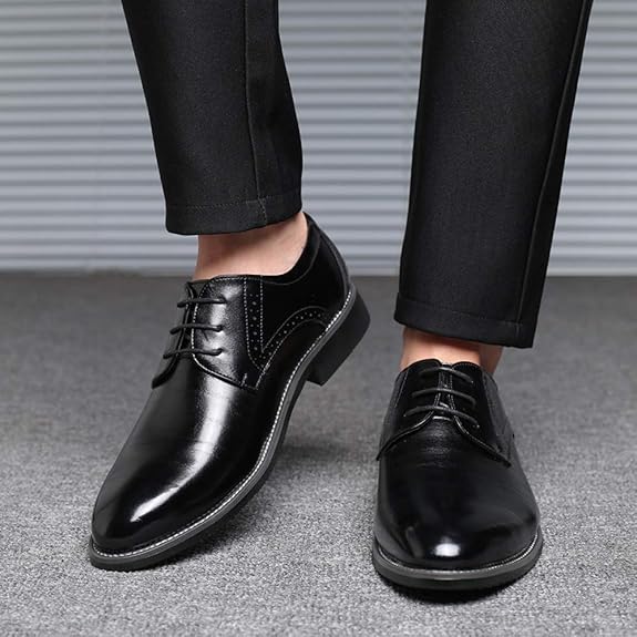 Men’s Formal Oxford Shoes | Polished, Brogue Detail
