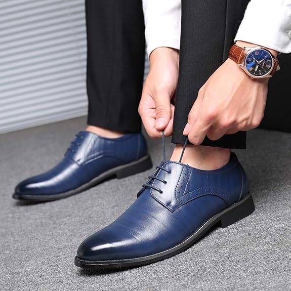 Men’s Formal Oxford Shoes | Polished, Brogue Detail