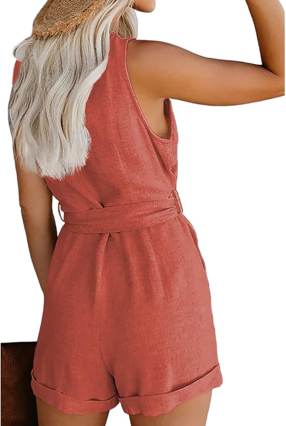 Women's Petite Size Romper | Casual Romper