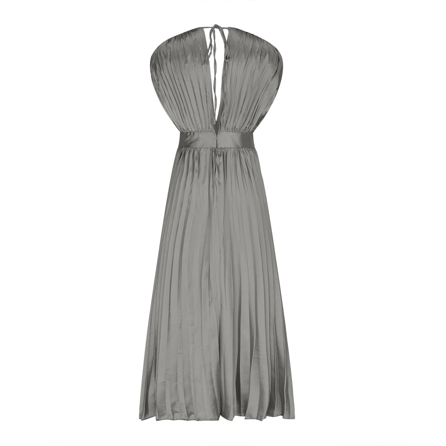 Women's Elegant Pleated Party Dress | Midi