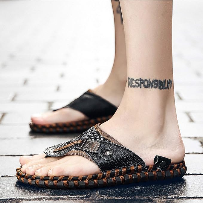 Men's Summer Handcrafted Sandals | Flip Flop, Stitched Sole