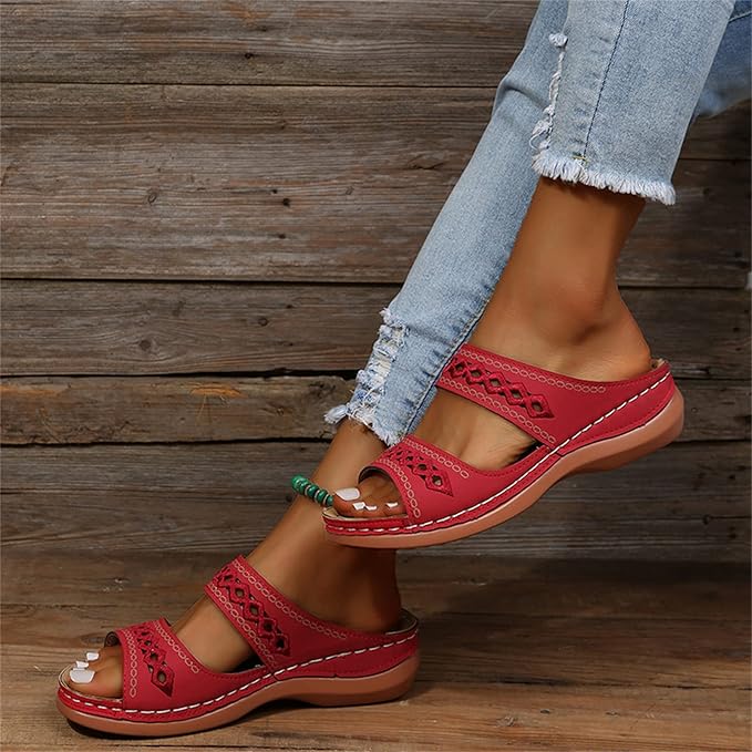 Women's Orthopedic Sandals | Slip On Flat