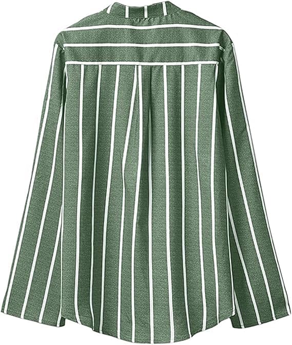 Women’s Casual Summer Shirt | Long Sleeve, Striped