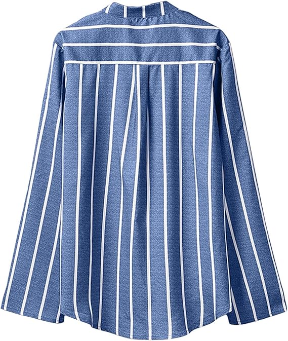 Women’s Casual Summer Shirt | Long Sleeve, Striped