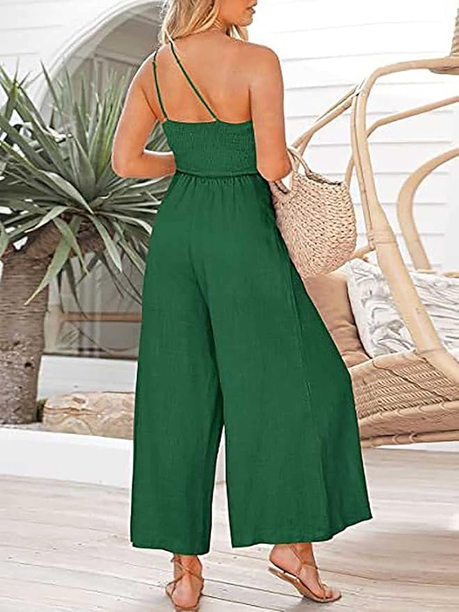 Women's Petite Size Jumpsuit | Wide Leg