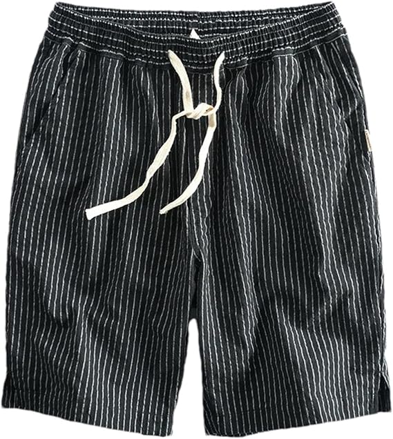 Men's Summer Shorts | Striped, Drawstring
