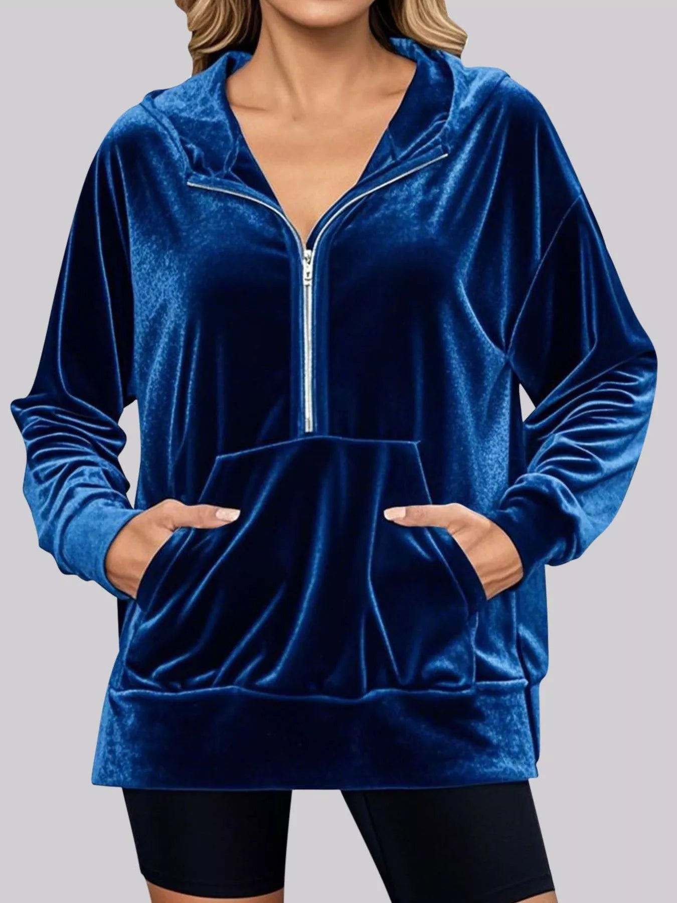 Adaline - Elegant Casual Half-Zip Warm Jacket