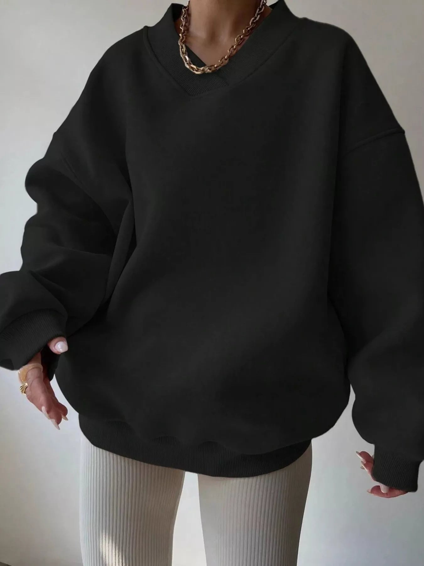 Pauleen - Oversized Long-Sleeve Jumper