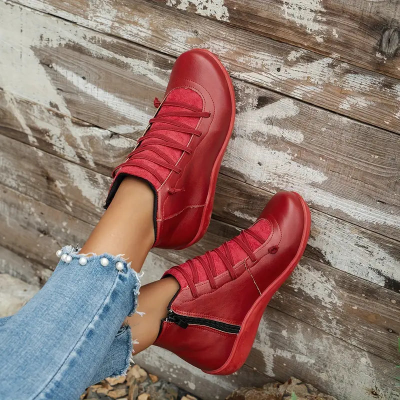 Women’s Autumn Boots | Ankle, Zipper Closure