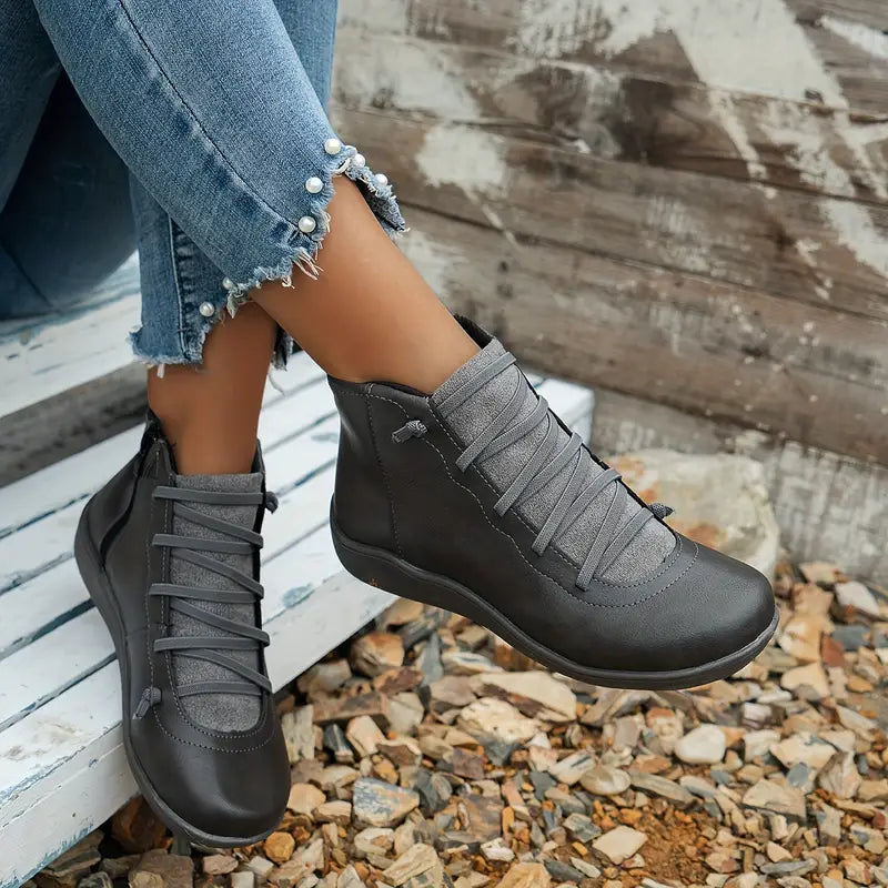 Women’s Autumn Boots | Ankle, Zipper Closure