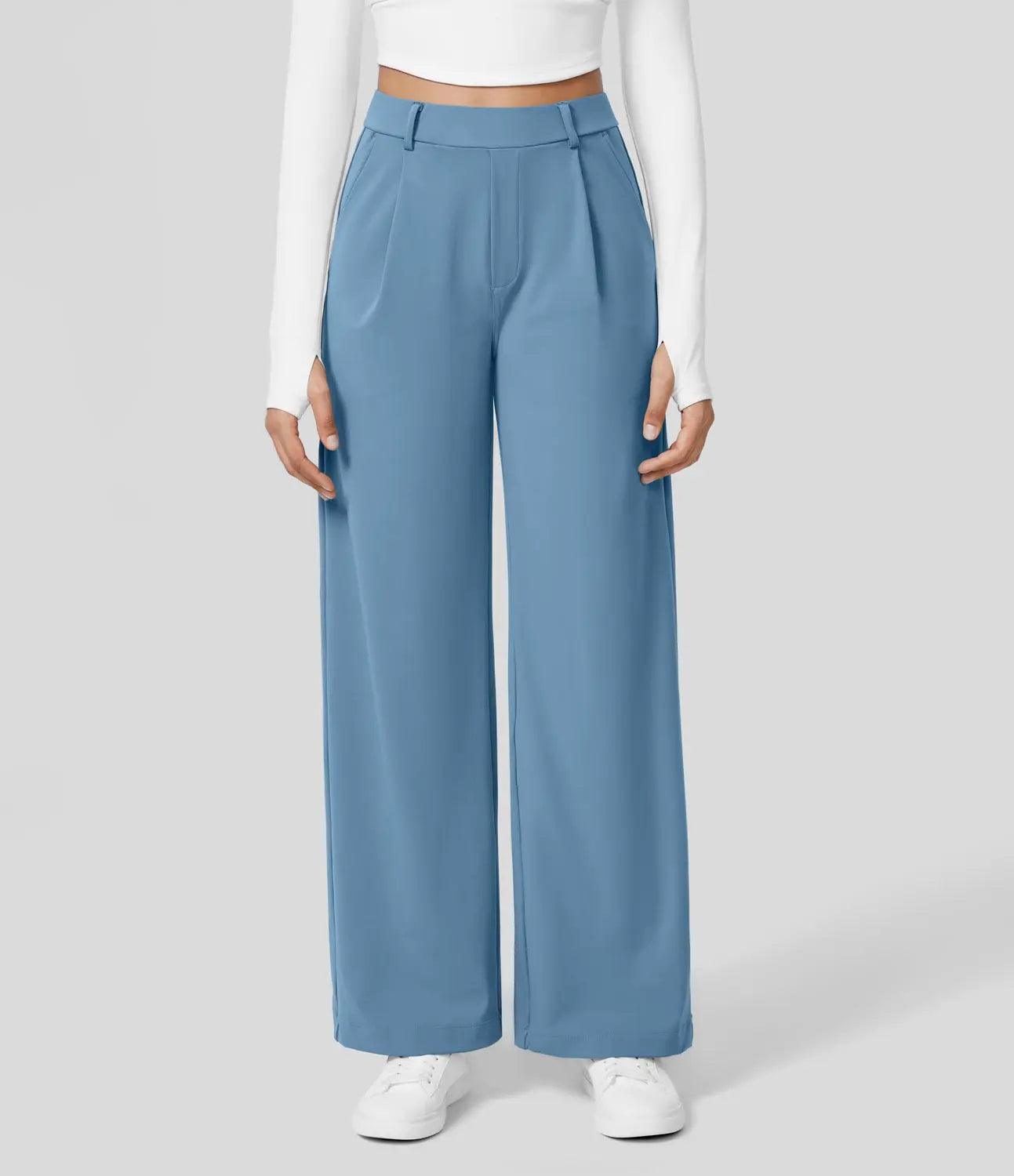 Natalya - Elegant straight-leg casual trousers