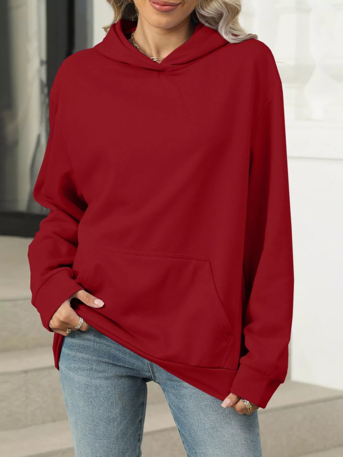 Daryna - Cosy Loose-Fit Hooded Jacket