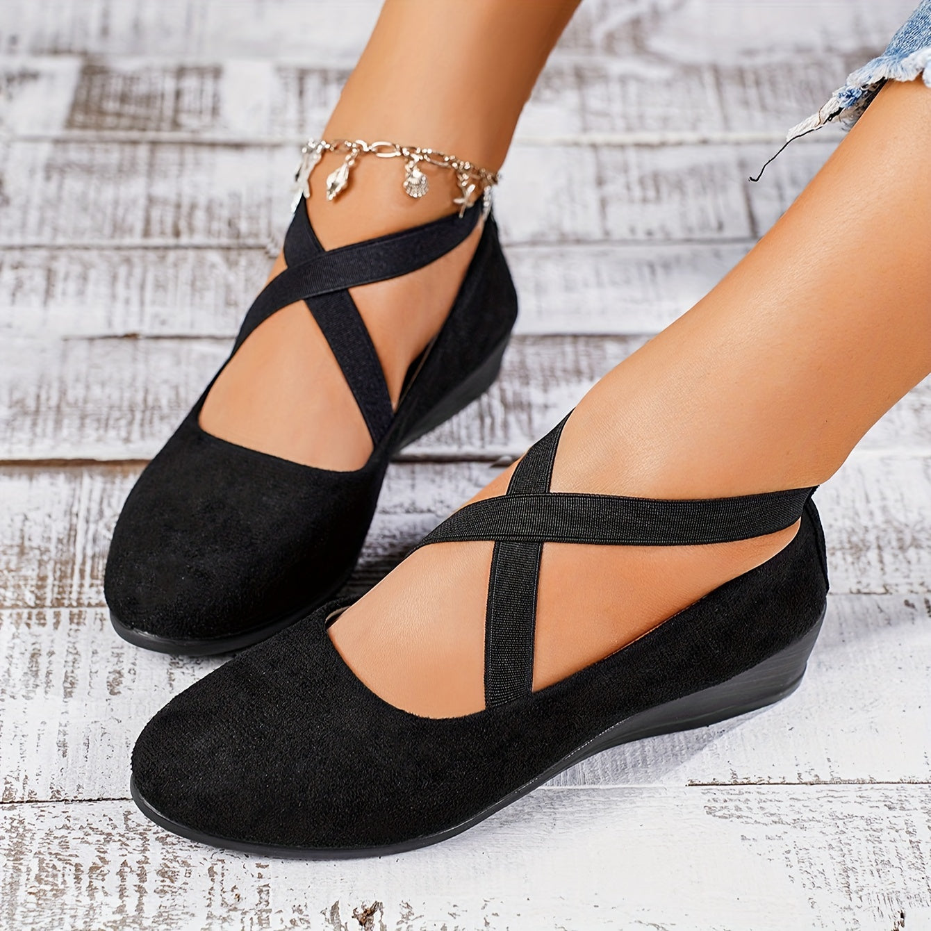 Women's Wedge Flats | Ballet Closed Toe