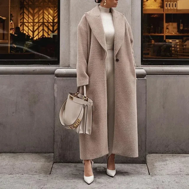Kaitlin - Elegant oversized versatile long trench coat