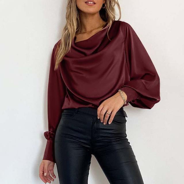 Shantelle - Stylish loose long-sleeve blouse