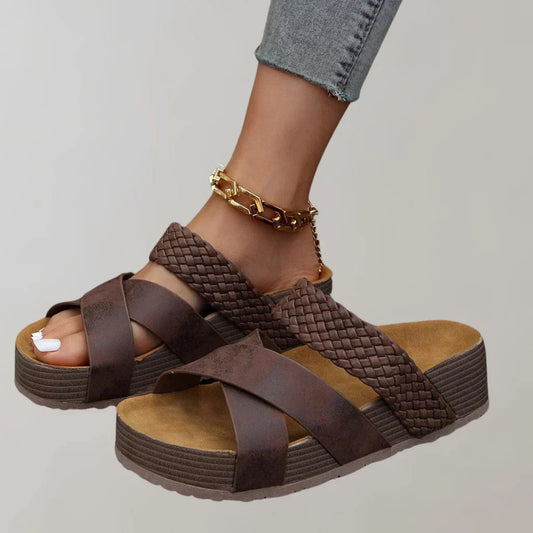 Chic Orthopedic Platform Sandals for Women | Comfortable & Stylish
