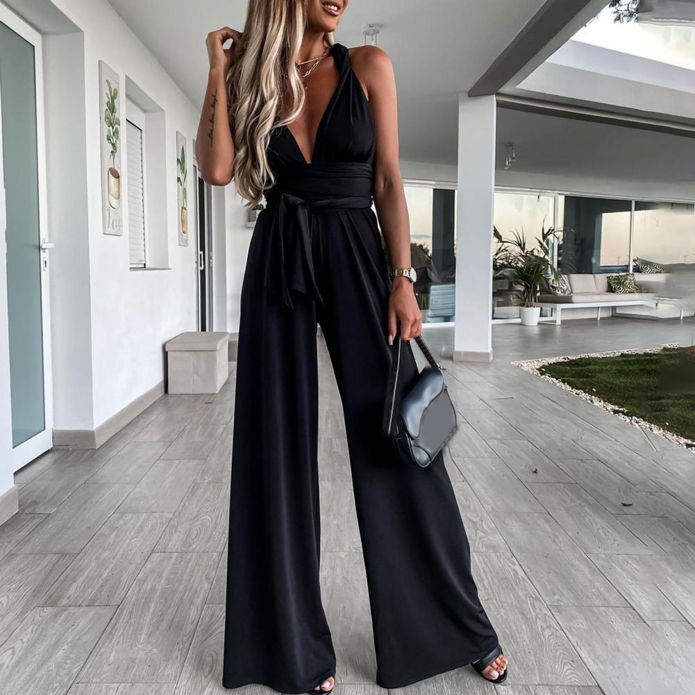 Women's Petite Party Wear Jumpsuit | Wide Leg