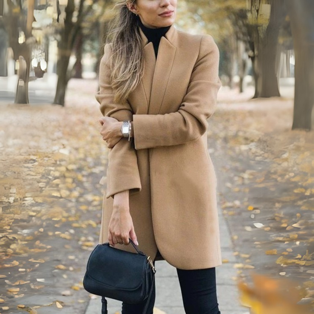 Women's Elegant Short Trench Coat | Warm, Chic, and Adaptable