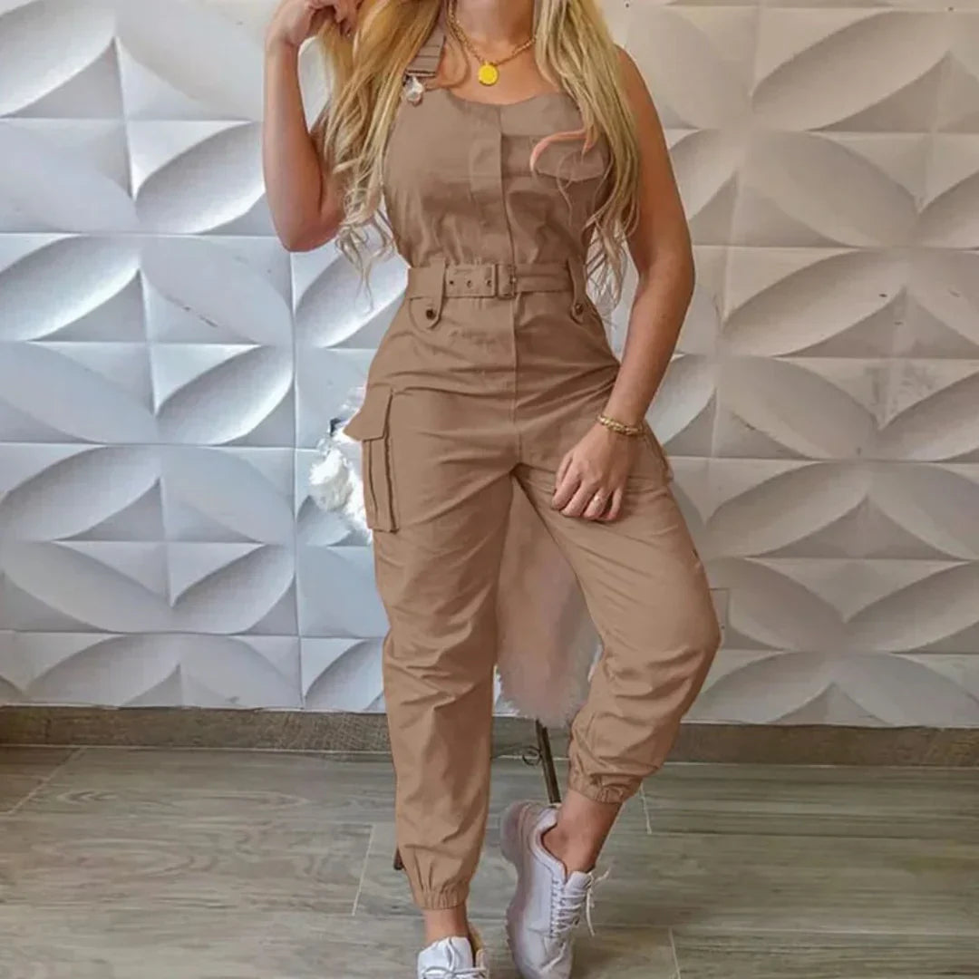 Monnica - Stylish cargo jumpsuit