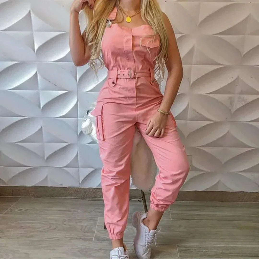 Monnica - Stylish cargo jumpsuit