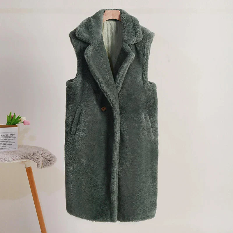 Jaina - Casual Warm Fleece Sleeveless Vest