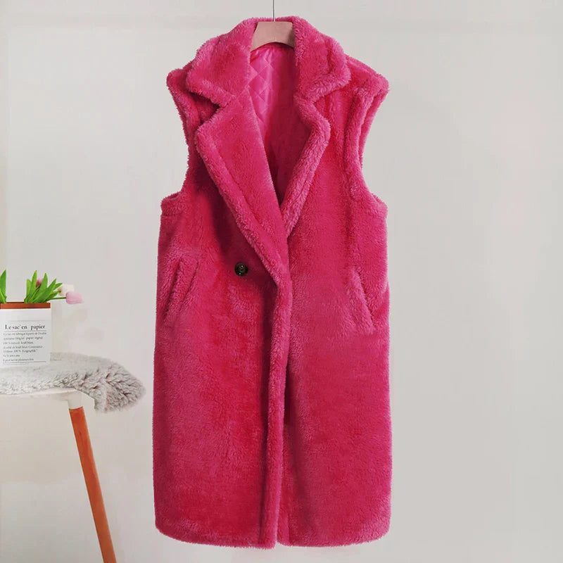 Jaina - Casual Warm Fleece Sleeveless Vest