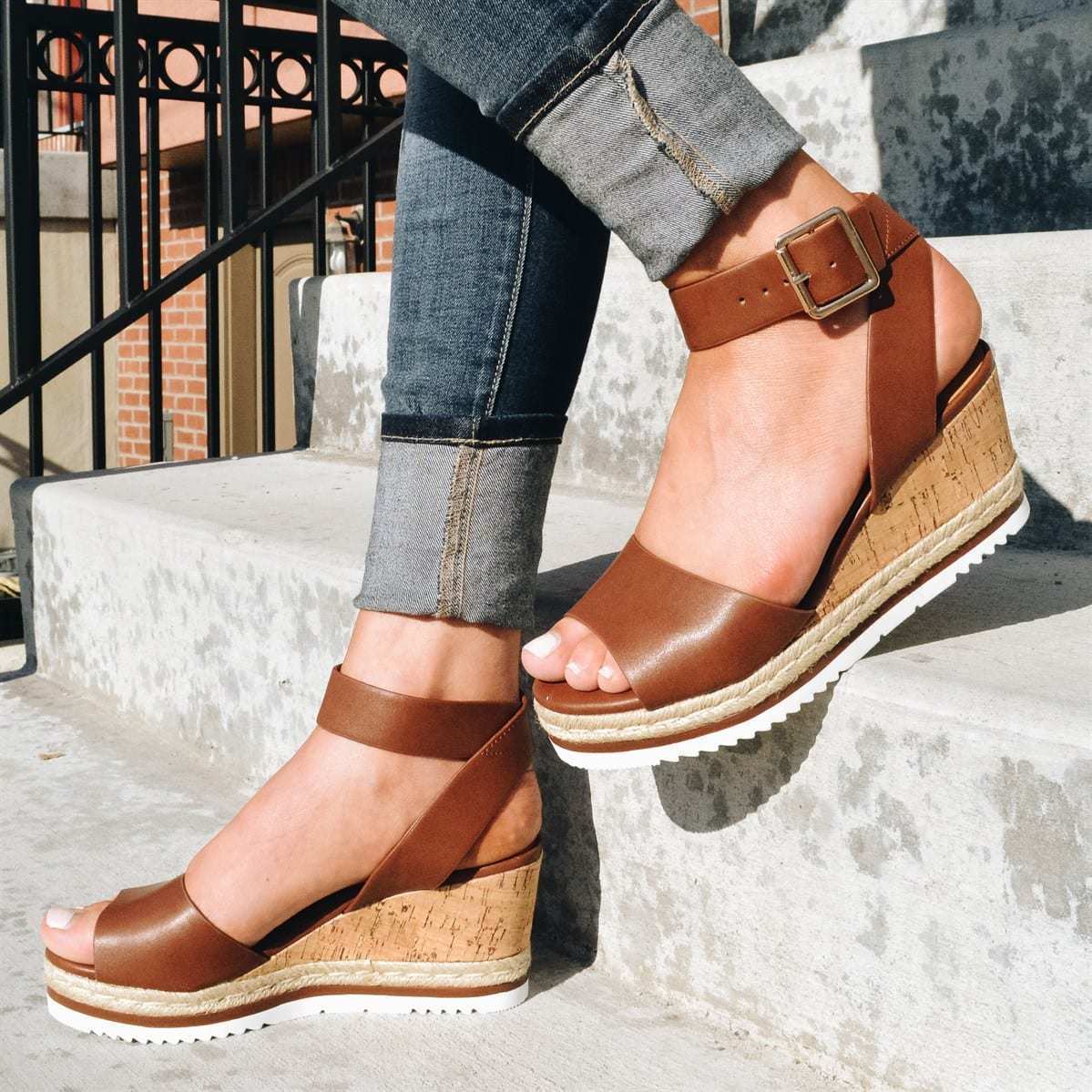 Women's Wedge Sandals | Platform Heeled