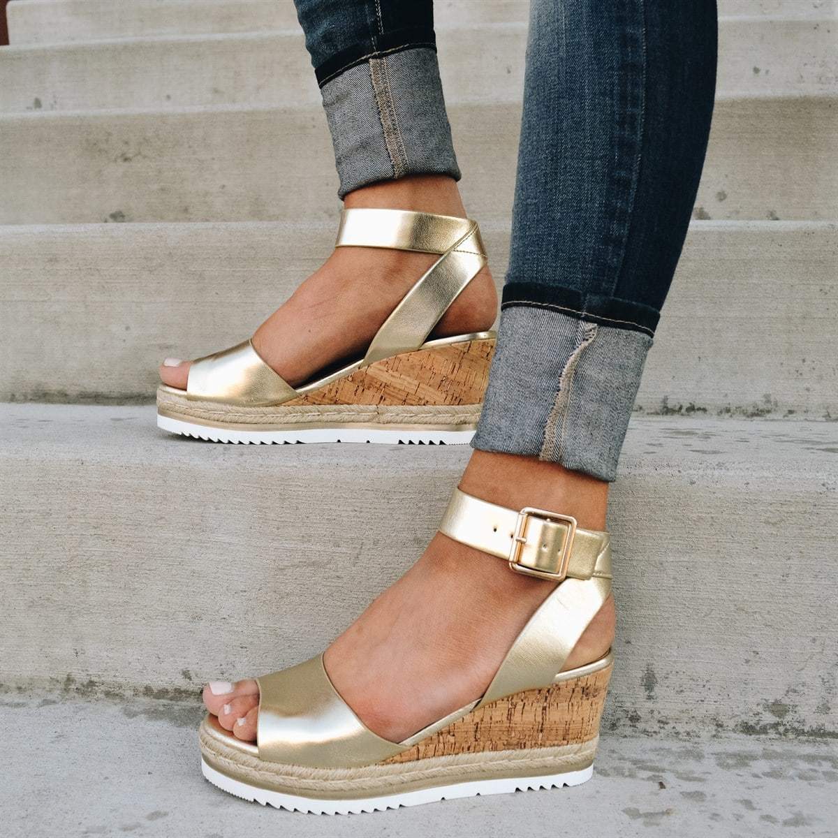 Women's Wedge Sandals | Platform Heeled