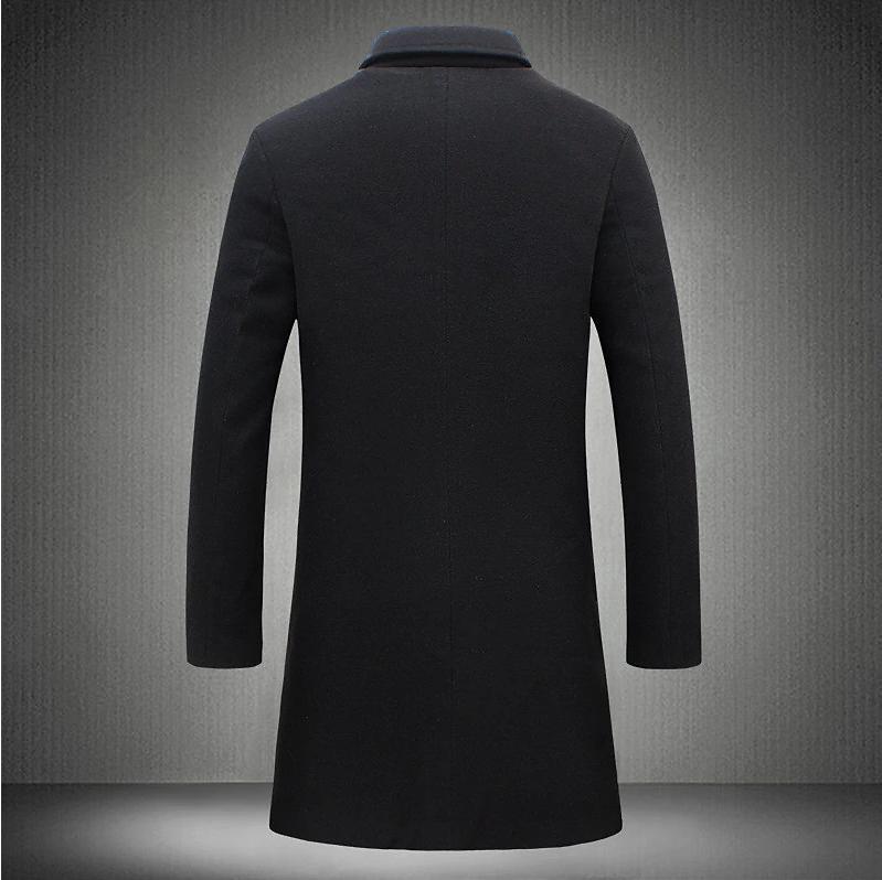 Men's Elegant Long Overcoat | Warmth, Style, and Comfort for Winte